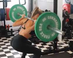 She is a certified personal trainer.